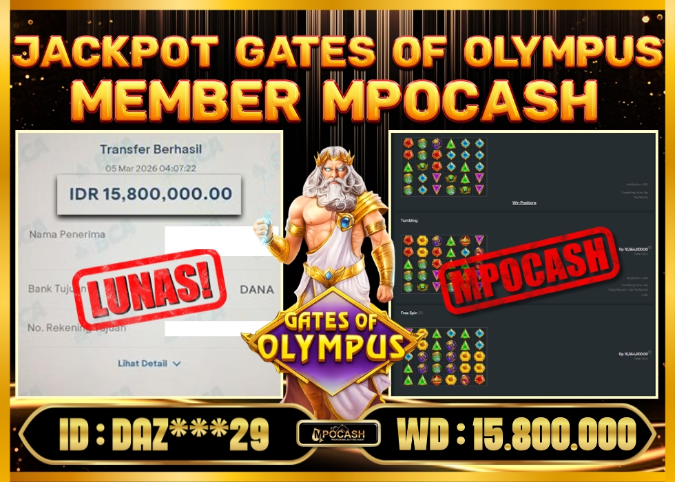 MPOCASH JACKPOT GATES OF OLYMPUS
